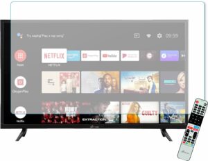 Hitaishi 50 UHD Frameless Licensed Software LED TV (Protective Glass)