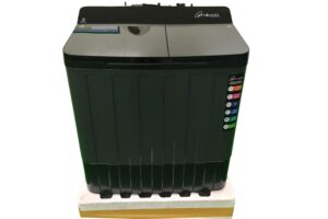 Hitaishi 9.5 Kg Semi-Automatic Washing Machine (Toughened Glass & Hydraulic Lid)