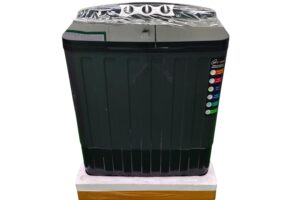 Hitaishi 8 Kg Semi-Automatic Washing Machine (Toughened Glass Lid)
